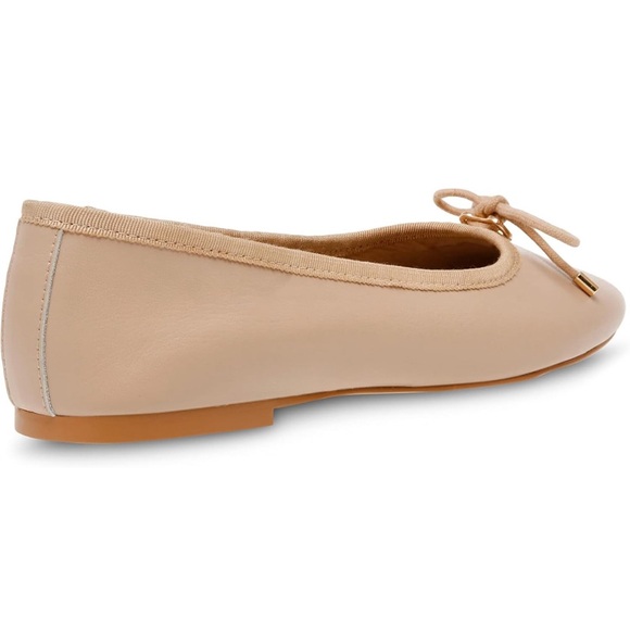 Steve Madden Women's Blossoms Ballet Flat - Natural Leather Size 6 - Picture 3 of 8